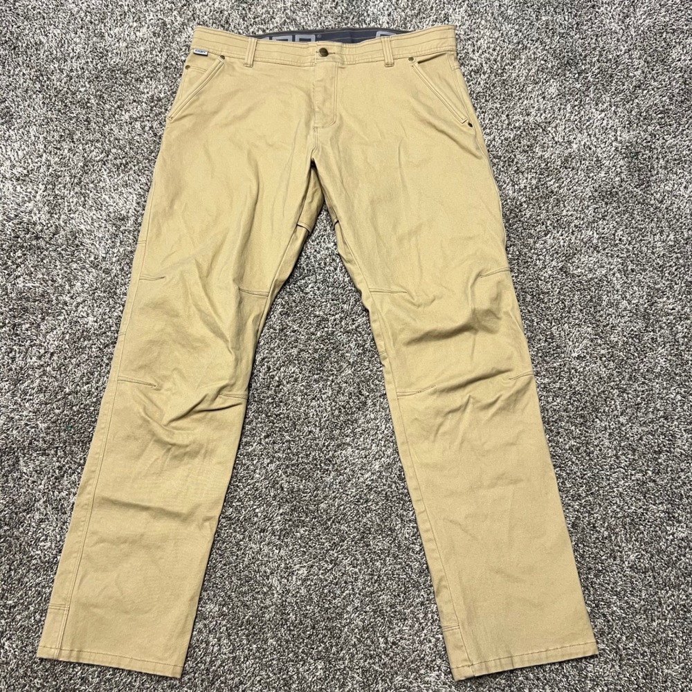 CQR Mens Tactical Pants 36x34 Khaki TLP471 Outdoor Hiking Work Cargo Trousers